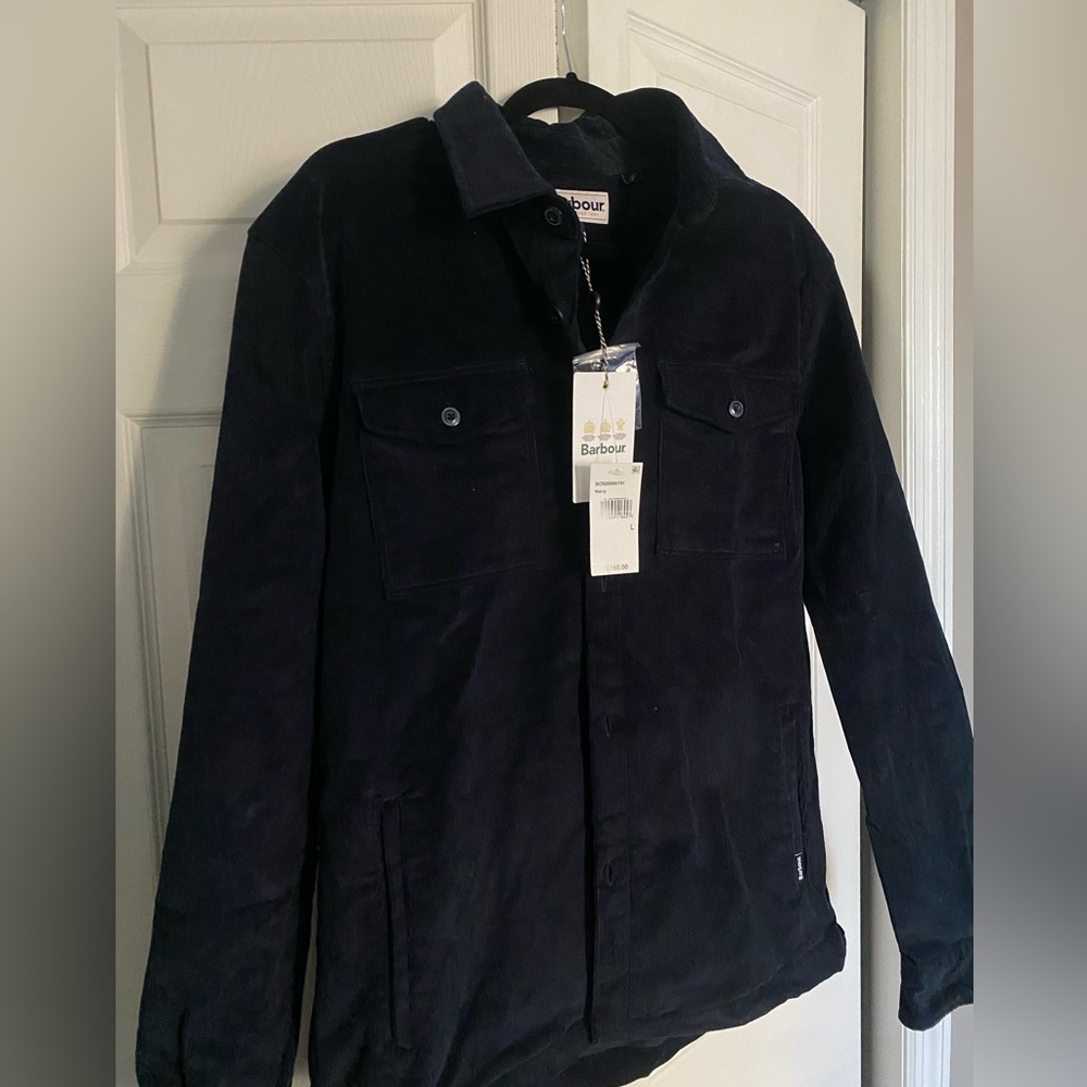 Barbour Corduroy Overshirt Shirt Jacket NEW WITH TAGS!